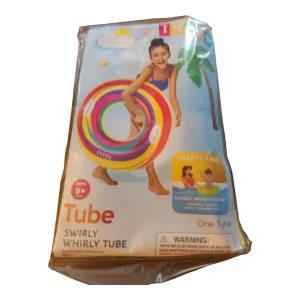 🌊💛 intex swirly whirly swimming tube – yellow 🏖️🛟